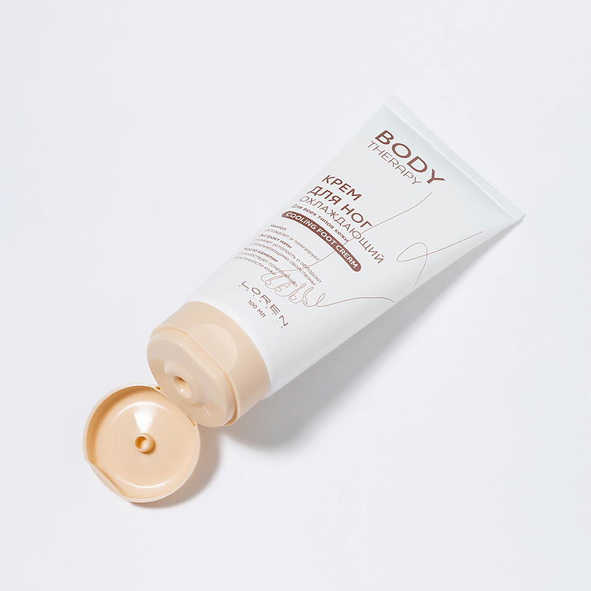 LOREN COSMETIC Крем для ног охлаждающий для всех типов кожи серии Body Therapy Cooling Foot Cream – фото 3
