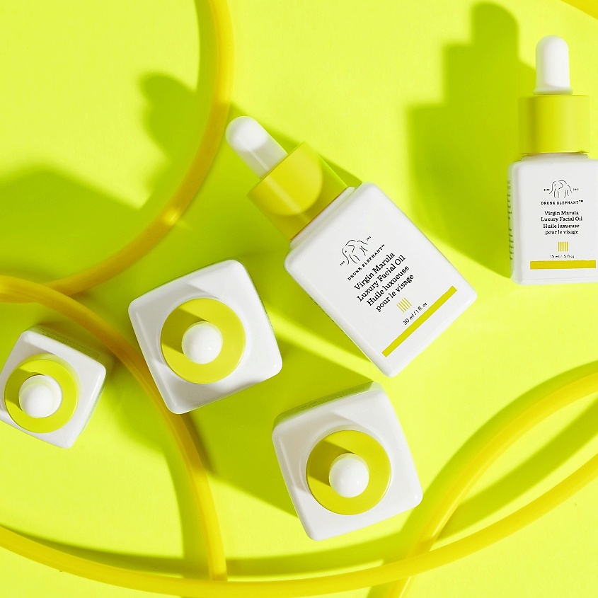 DRUNK ELEPHANT Роскошное масло для лица Virgin Marula Luxury Facial Oil – фото 6