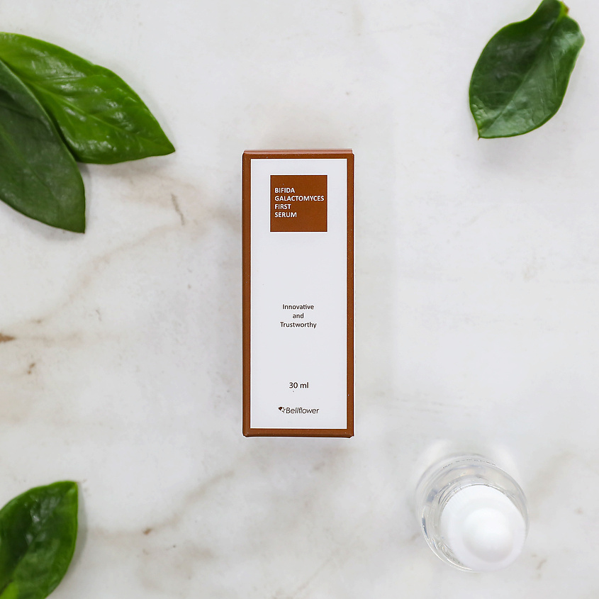 BELLFLOWER Сыворотка для лица с ферментом галактомисиса Bifida Galactomyces First Serum – фото 6