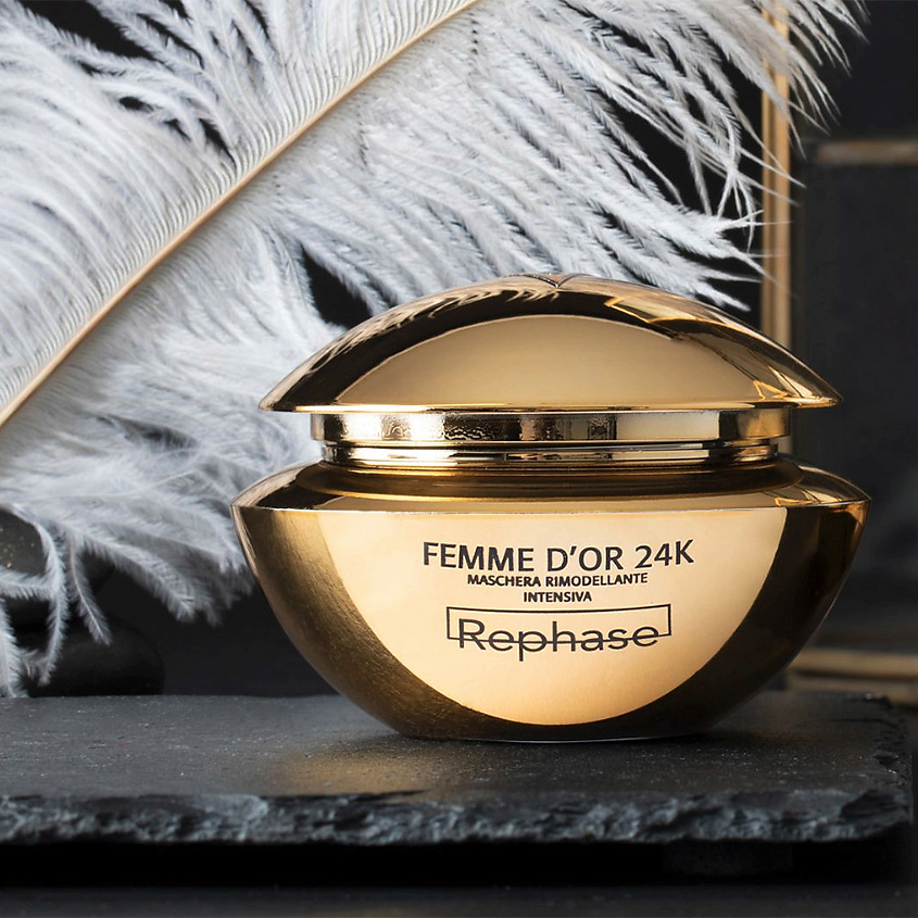 REPHASE Маска для лица придающая упругость Skin Care Femme D'or 24k Mask – фото 3