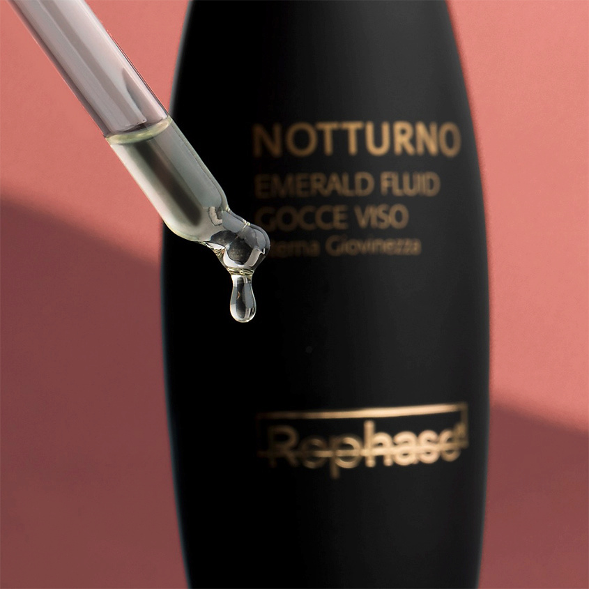 REPHASE Масло для лица регенерирующее Skin Care Notturno Emerald Fluid – фото 2