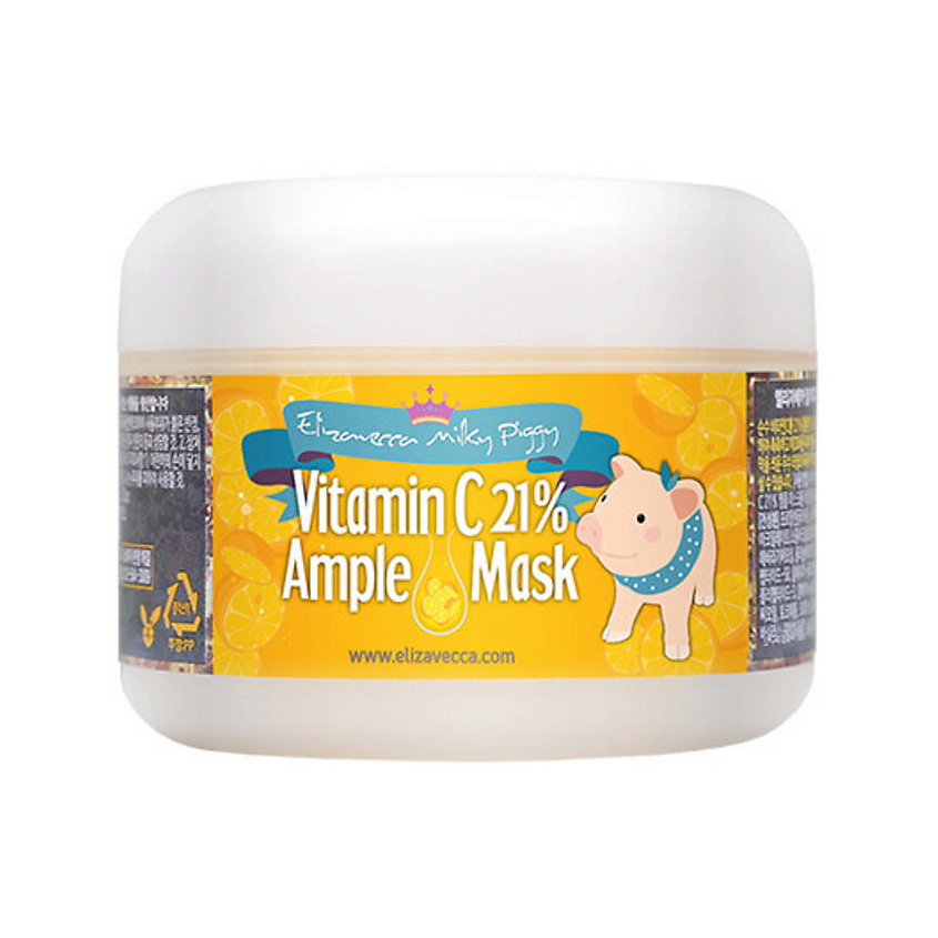Изображение товара ELIZAVECCA Тонизирующая маска с витамином C Milky Piggy Vitamin C 21 Ample Mask, 100 мл