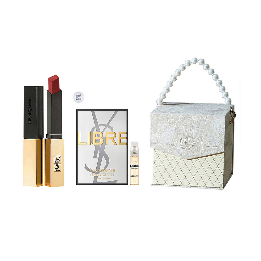Изображение товара YVES SAINT LAURENT Подарочный набор для макияжа губ, Rouge Pur Couture The Slim Matte №1966 + Libre 1.2 мл