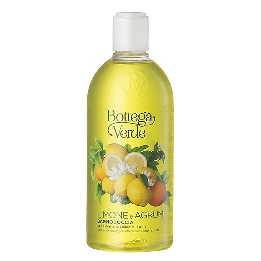 Изображение товара BOTTEGA VERDE Гель для душа с экстрактом сицилийского лимона Limone e Agrumi, 400 мл