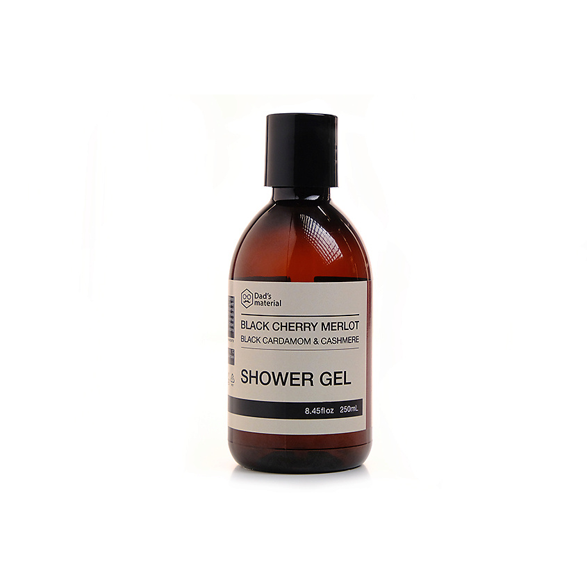 Изображение товара DAD'S MATERIAL Гель для душа "Black Cherry Merlot, Black cardamom & Cashmere", 250 мл