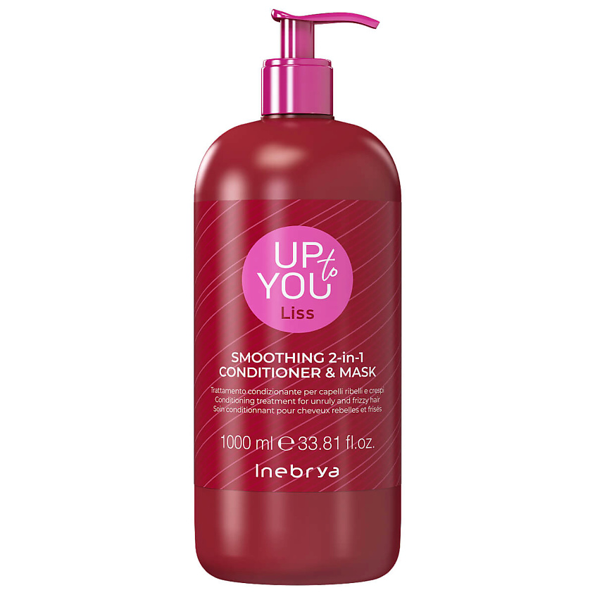 Изображение товара INEBRYA Разглаживающий кондиционер Up To You для непослушных волос 1000 мл