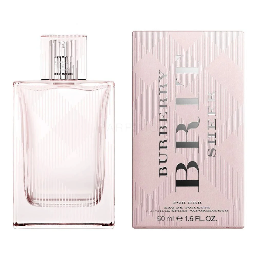 Изображение товара BURBERRY Brit Sheer женская туалетная вода, 50 мл, свежий цветочно-фруктовый аромат