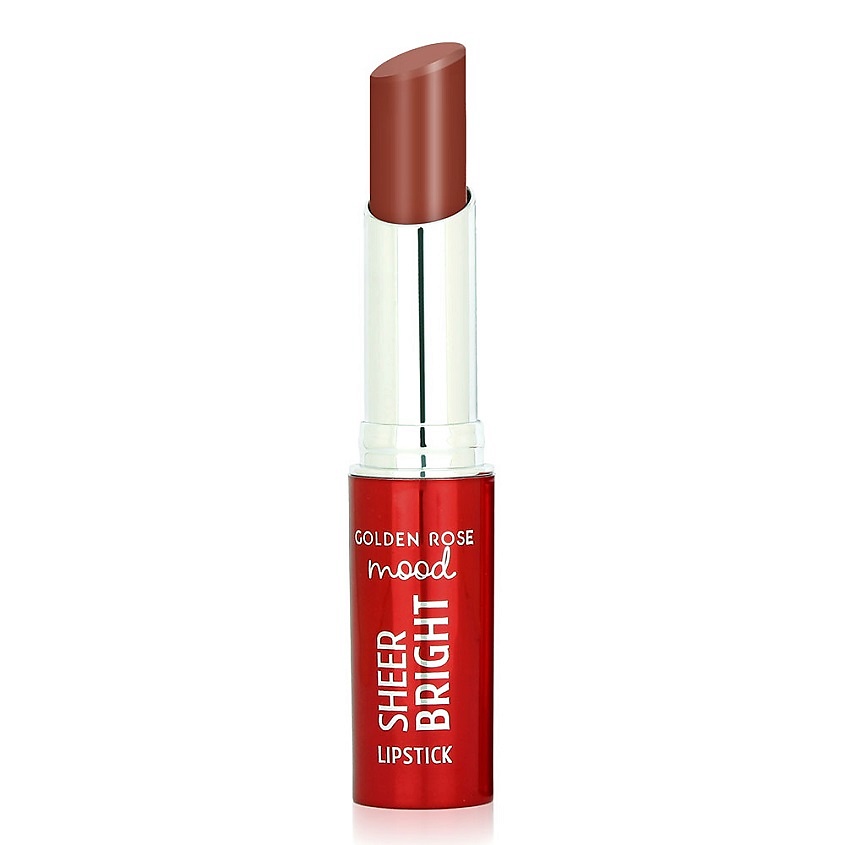 Изображение товара Помада для губ GOLDEN ROSE MOOD SHEER BRIGHT LIPSTICK Hazelnut