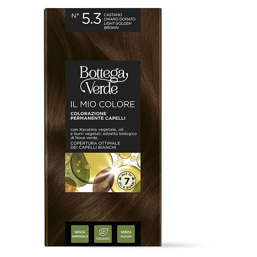 Изображение товара BOTTEGA VERDE Краска для волос Il Mio Colore, 5.3 - Ligth Golden Brown