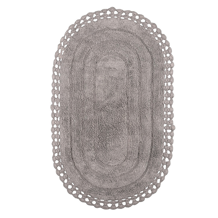 Изображение товара KARNA Коврик для ванной кружевной YANA 60x100, Цвет: Кофейный