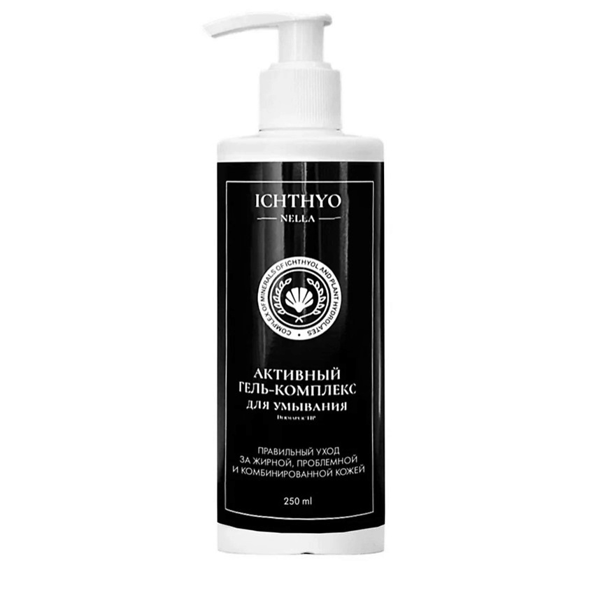 Изображение товара ICHTHYONELLA Пенящийся гель для умывания мягкое очищение для проблемной кожи с тиогидролатами, 250 мл