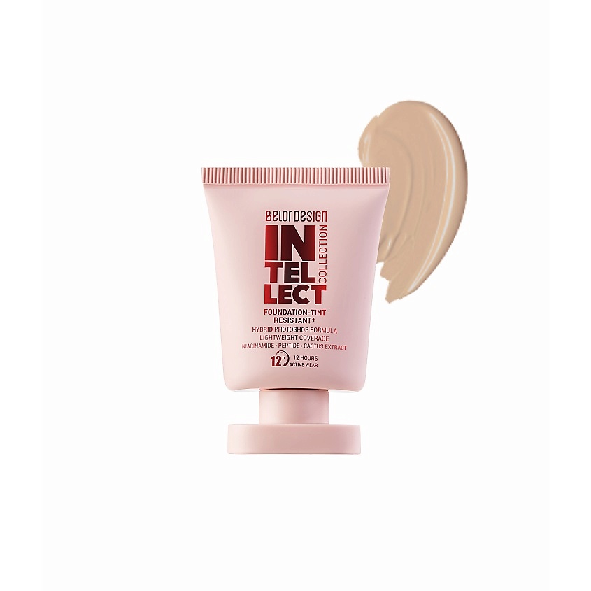 Изображение товара BELOR DESIGN Тональный крем-тинт устойчивый Intellect 303 тон для естественного макияжа