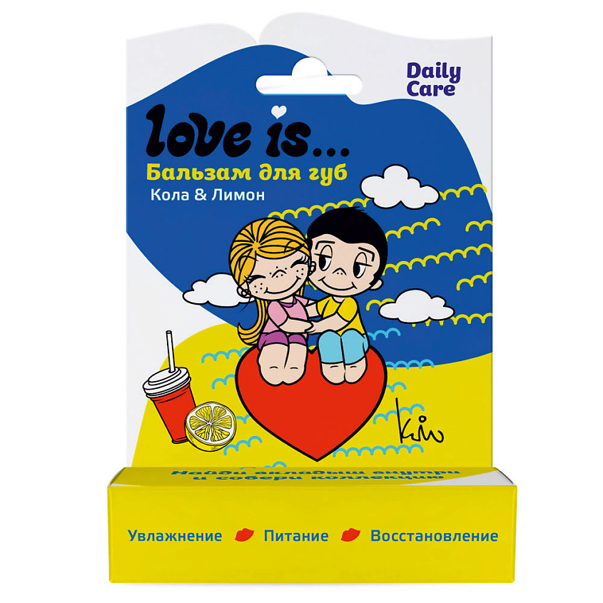 Изображение товара Love is... Бальзам для губ Кола-лимон с натуральными ингредиентами
