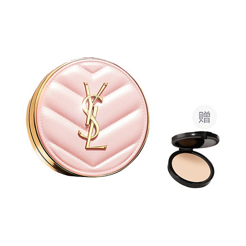 Изображение товара YVES SAINT LAURENT Кушон с эффектом сиянияTouche Eclat Glow-Pact Cushion, №B10 + Сменный блок