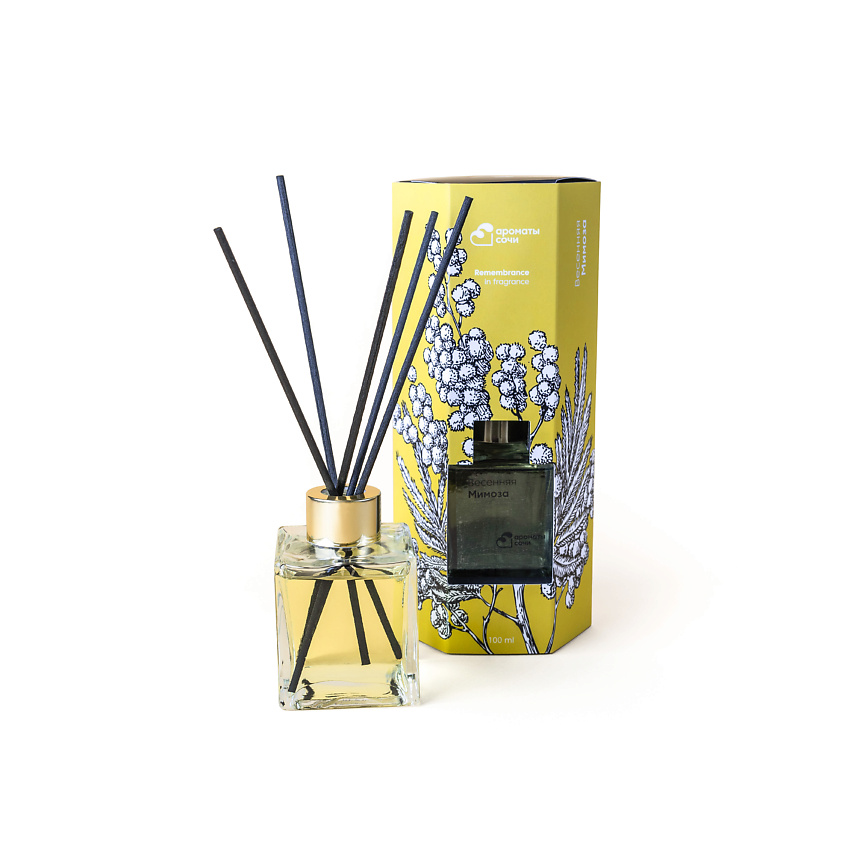 Изображение товара Интерьерный аромат Диффузор Весенняя Мимоза 100 мл для дома и офиса
