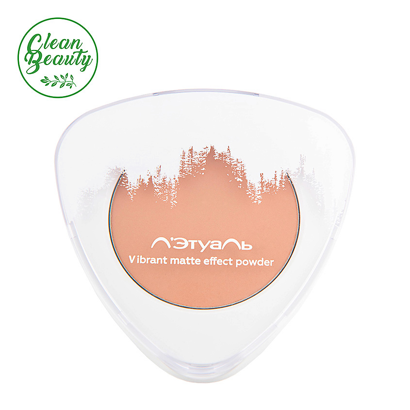 Изображение товара ЛЭТУАЛЬ Пудра для лица с матирующим эффектом Vibrant matte effect powder SPF 20, № 204, 9 г