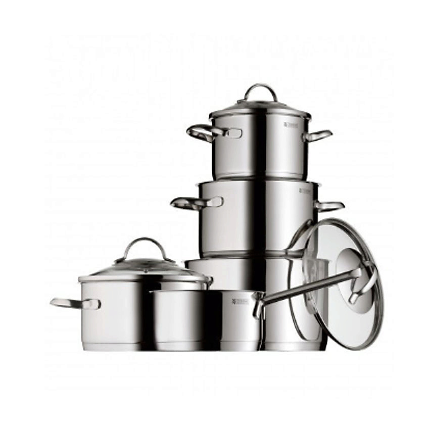 Изображение товара Набор кастрюль WMF Provence Plus 5 предметов нержавеющая сталь, стеклянные крышки