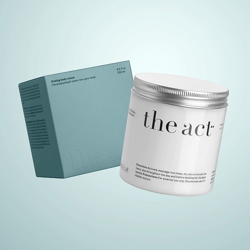 Изображение товара THE ACT Крем-гель для тела антицеллюлитный увлажняющий тонизирующий 300 г