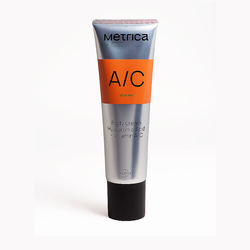 Изображение товара Увлажняющий и подтягивающий крем для тела рук и ног с гиалуроновой кислотой и витамином С METRICA S