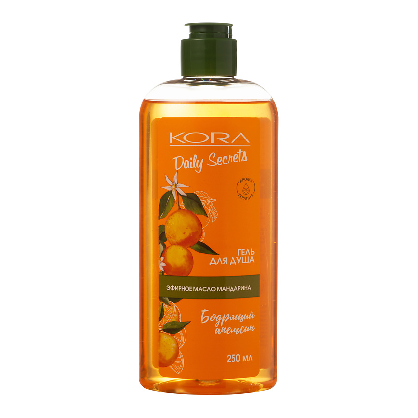 Изображение товара KORA Daily Secrets Гель для душа Бодрящий апельсин, 250 мл
