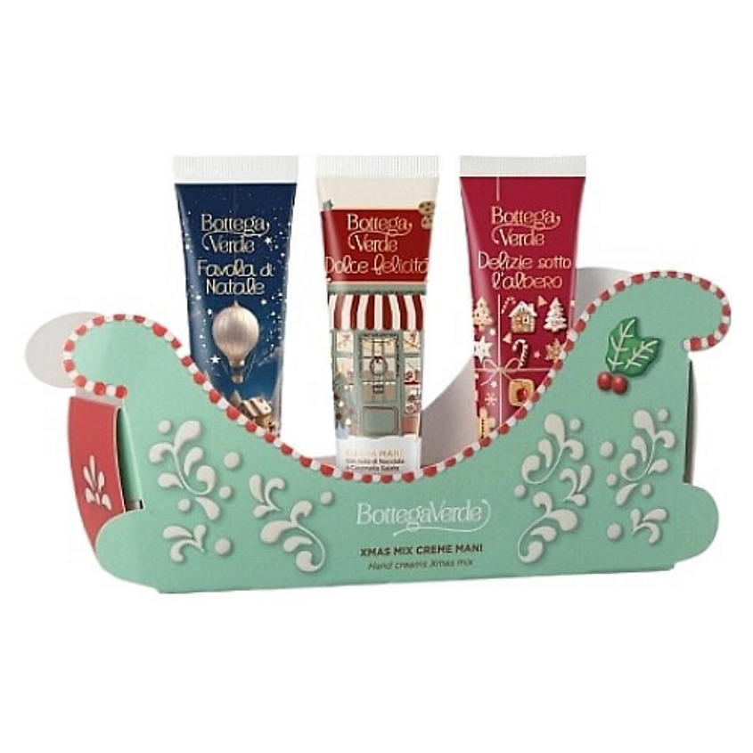 Изображение товара Подарочный набор кремов для рук Bottega Verde Xmas Mix Hand Creams 3x30 мл