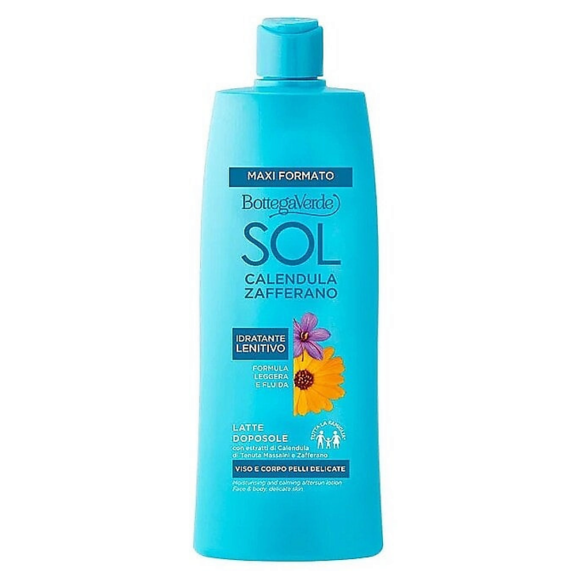 Изображение товара BOTTEGA VERDE Увлажняющий лосьон после загара для лица и тела Sol Calendula Zafferano, 400 мл