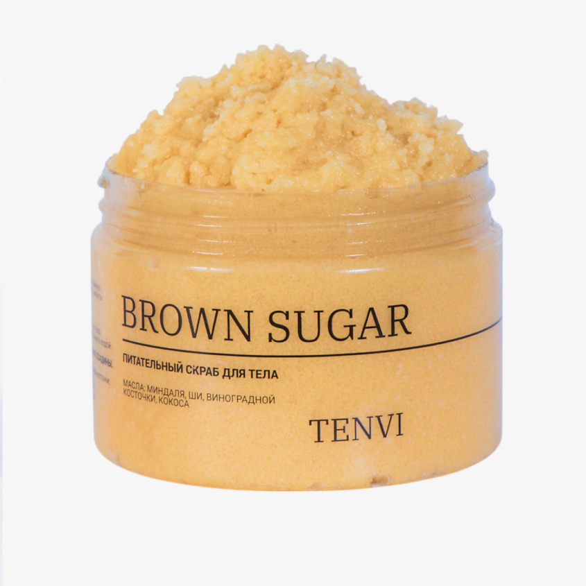 Изображение товара Скраб для тела TENVI Карамель натуральный пилинг увлажнение антицеллюлит