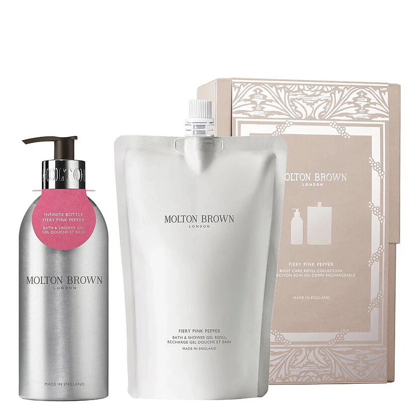 Изображение товара MOLTON BROWN Набор средств для душа Pink Pepper 2 х 400 мл