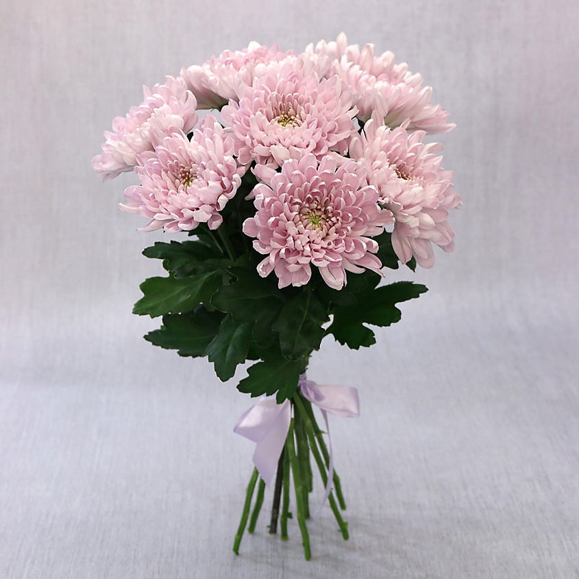 Изображение товара Букет из 9 розовых хризантем в честь праздника или для особого случая