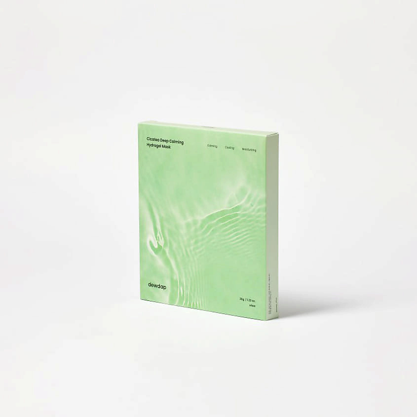 Изображение товара Гидрогелевая маска для лица CICATEA DEEP CALMING 35 г 4 шт увлажнение и успокоение