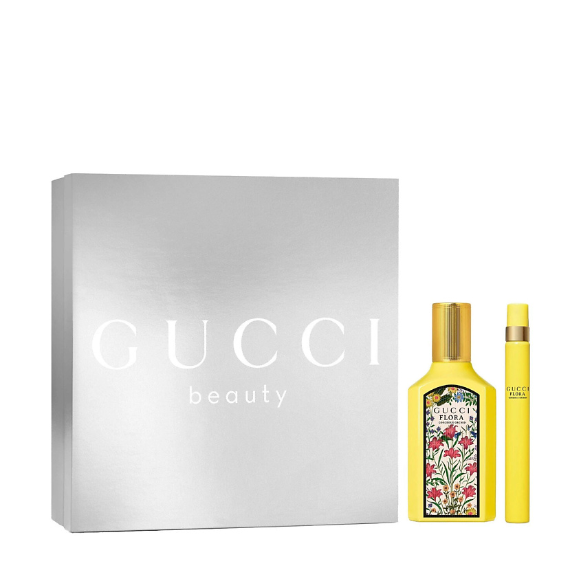 Изображение товара GUCCI Парфюмерная вода Flora Gorgeous Orchid +флакон в дорожном формате, 50 мл + 10 мл