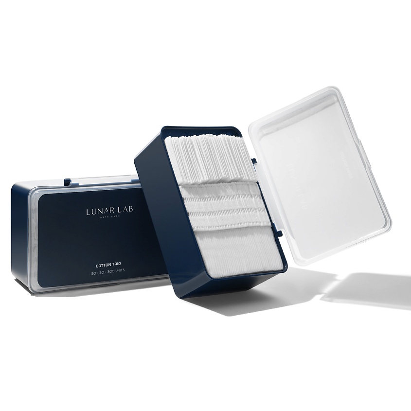 Изображение товара LUNAR LABORATORY Хлопковые пэды для лица набор, 400 шт.