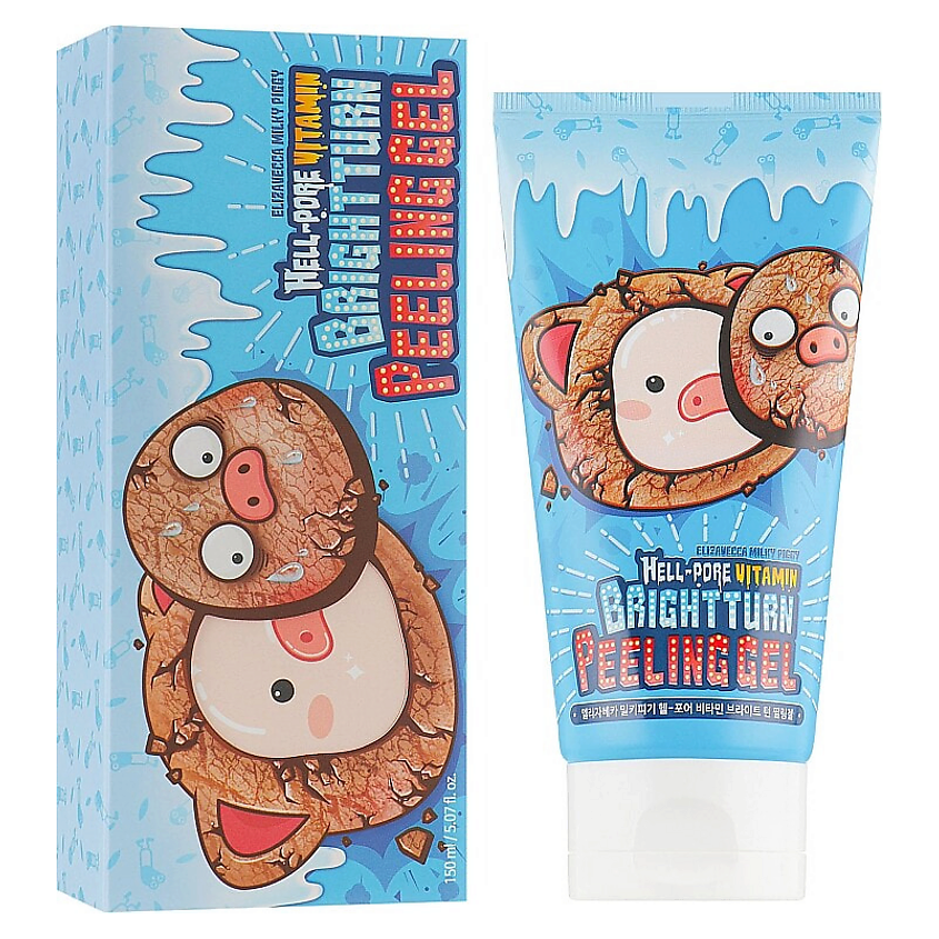 Изображение товара ELIZAVECCA Пилинг-скатка для лица Milky Piggy Hell Pore Vitamin Brightturn Peeling Gel, 150 мл