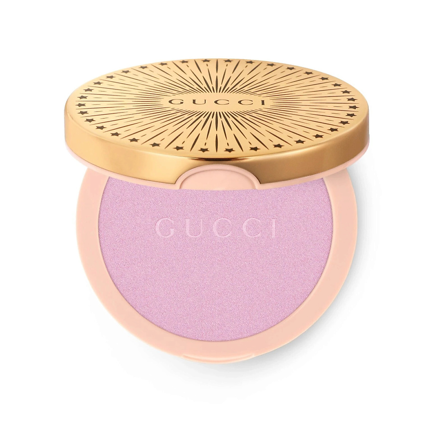 Изображение товара GUCCI Компактный мультифункциональный хайлайтер Glow Highlighter, 2 FROSTED LILAC; Объем: 10 г