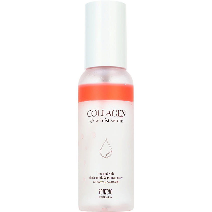 Изображение товара TENZERO Collagen Glow Mist Serum Мист для лица с ниацинамидом и коллагеном 100 мл