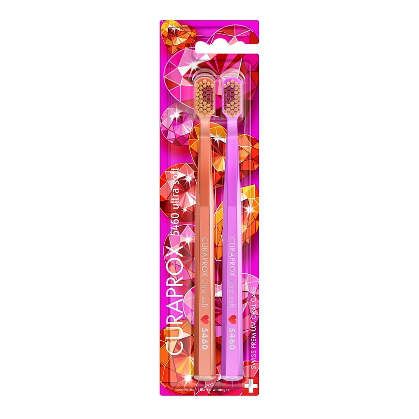 Изображение товара Зубная щетка Ultrasoft Duo Love 2026 мягкая дизайн лимитированный эксклюзивный