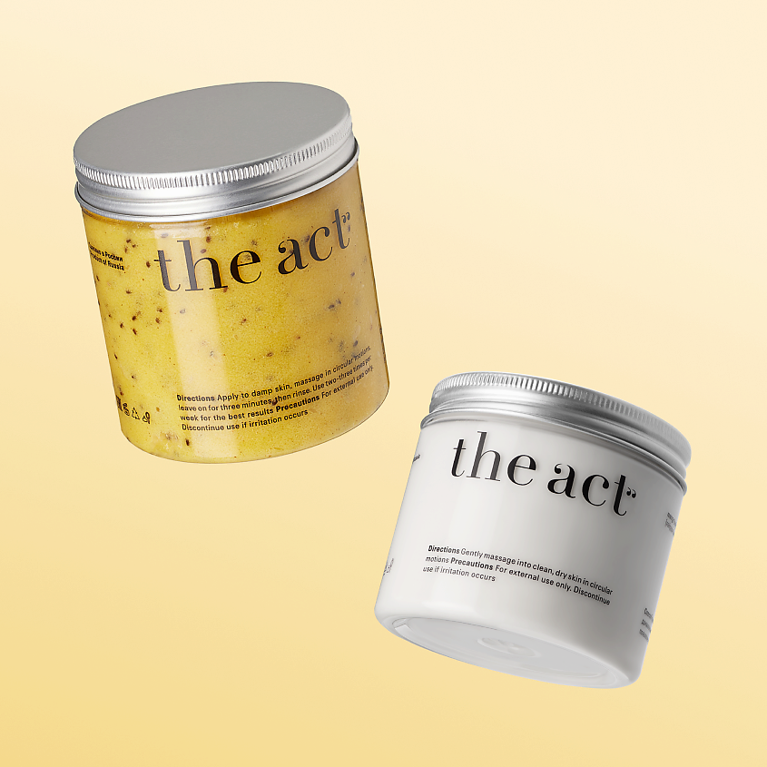 Изображение товара Подарочный набор скраб-бальзам и баттер для тела Манго THE ACT