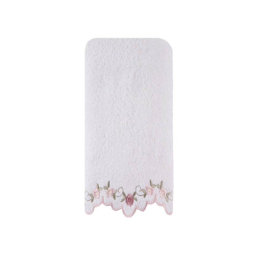 Изображение товара Полотенце Arya 70X140 с Вышивкой Florentina белое для дома и ванной