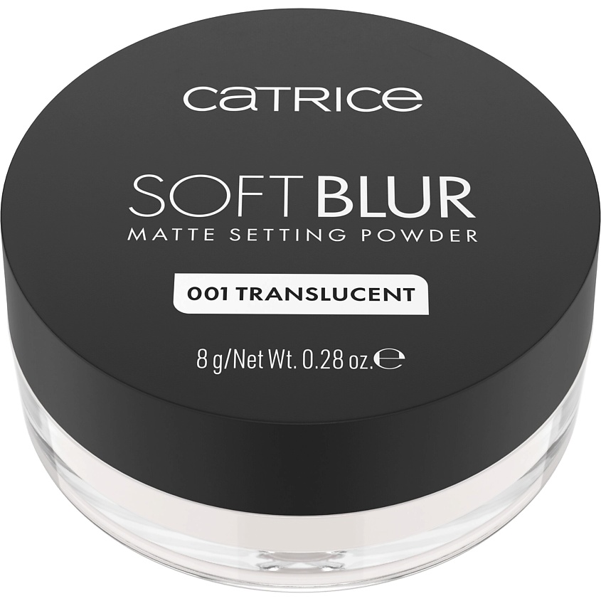 Изображение товара CATRICE Пудра рассыпчатая матирующая Soft Blur 001 Translucent 8 мл