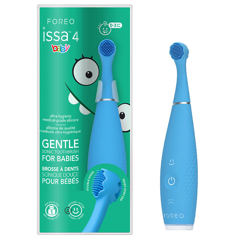 Изображение товара FOREO Звуковая зубная щетка для детей issa 4 baby, Голубой