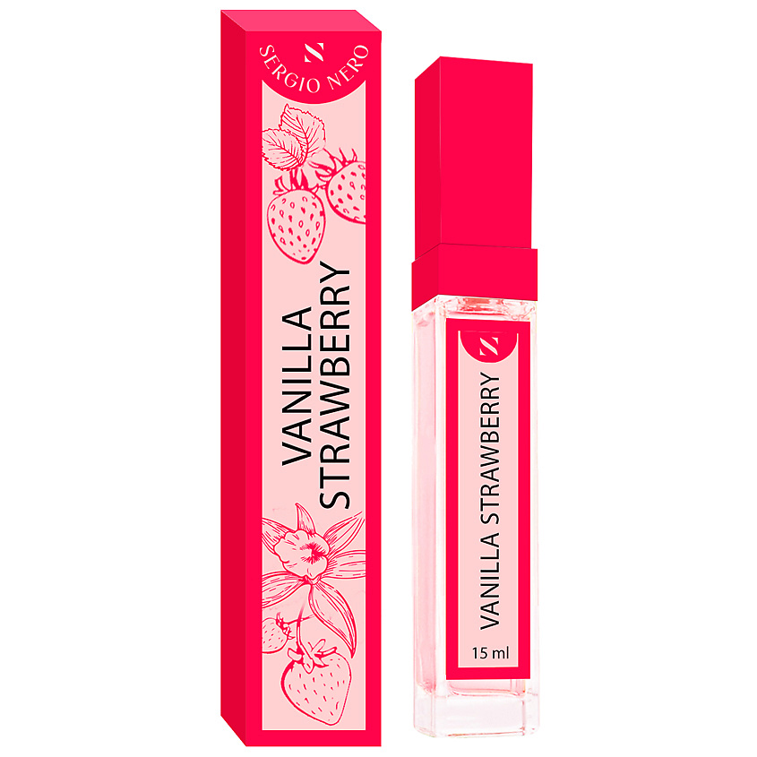 Изображение товара Духи Sergio Nero Vanilla Strawberry 15 мл женские свежие цветочные