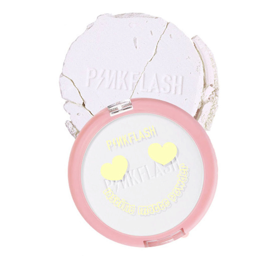 Изображение товара Компактная пудра Pink Flash Lasting matte №000 прозрачная фиксирующая для лица
