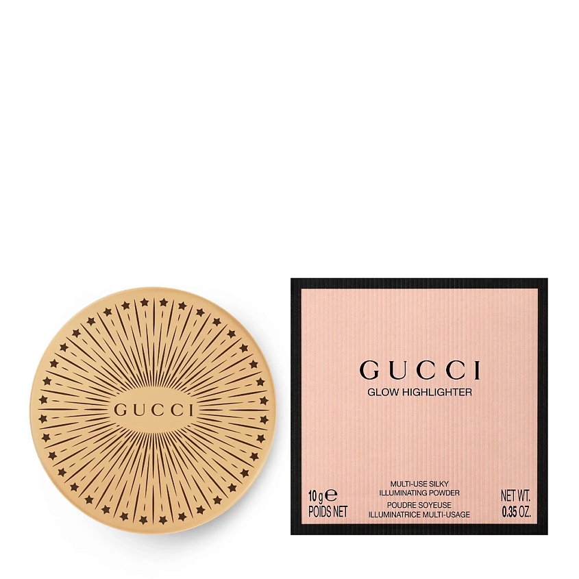 Изображение товара GUCCI Компактный хайлайтер Glow Highlighter 1 SUNRISE GOLD 10 г для сияния лица