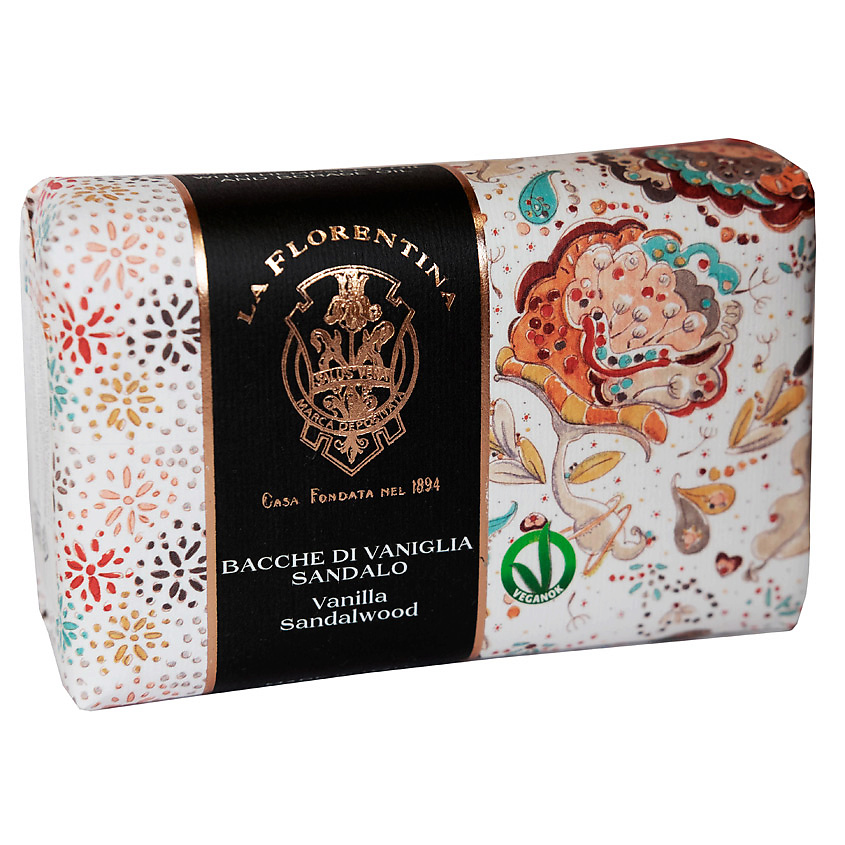 Изображение товара LA FLORENTINA Мыло Vanille & Sandal wood. Ваниль и Сандаловое дерево, 270 г