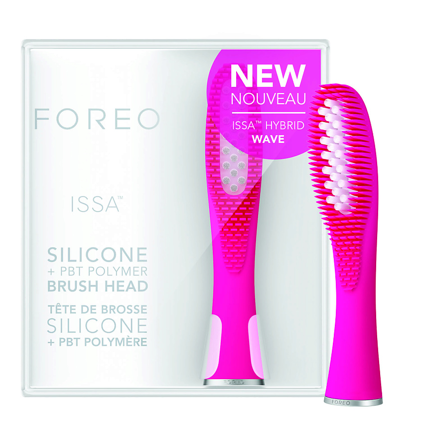 Изображение товара FOREO ISSA сменная гибридная головка фуксия для зубной щетки