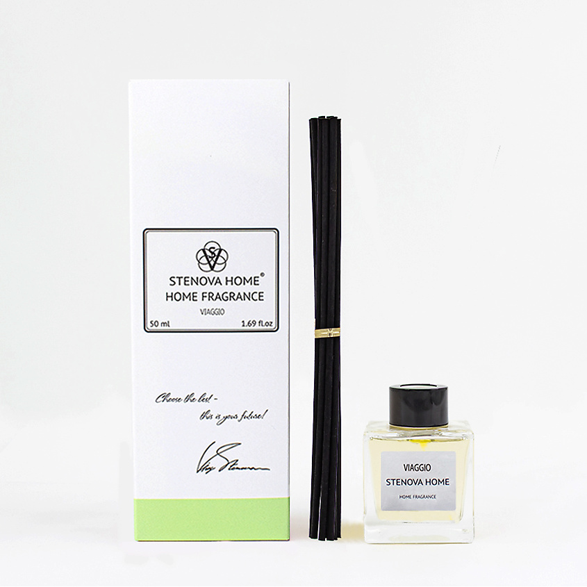 Изображение товара Аромадиффузор VIAGGIO STENOVA HOME с палочками 50 мл или 100 мл