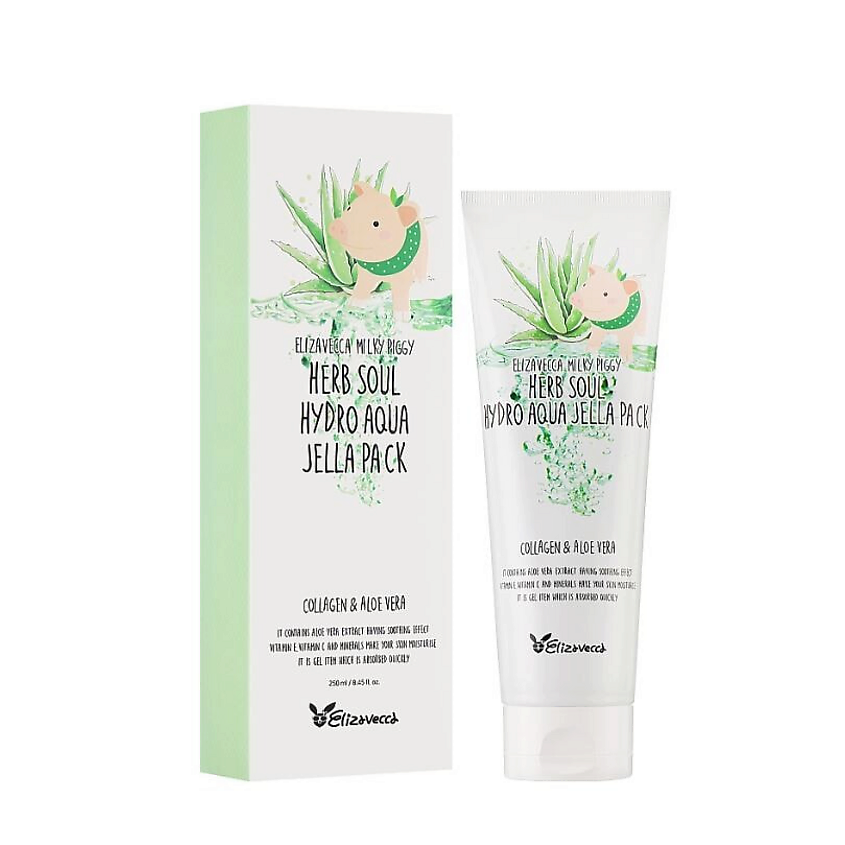 Изображение товара Маска Elizavecca Milky Piggy Herb Soul Hydro Aqua Jella Pack с алоэ вера