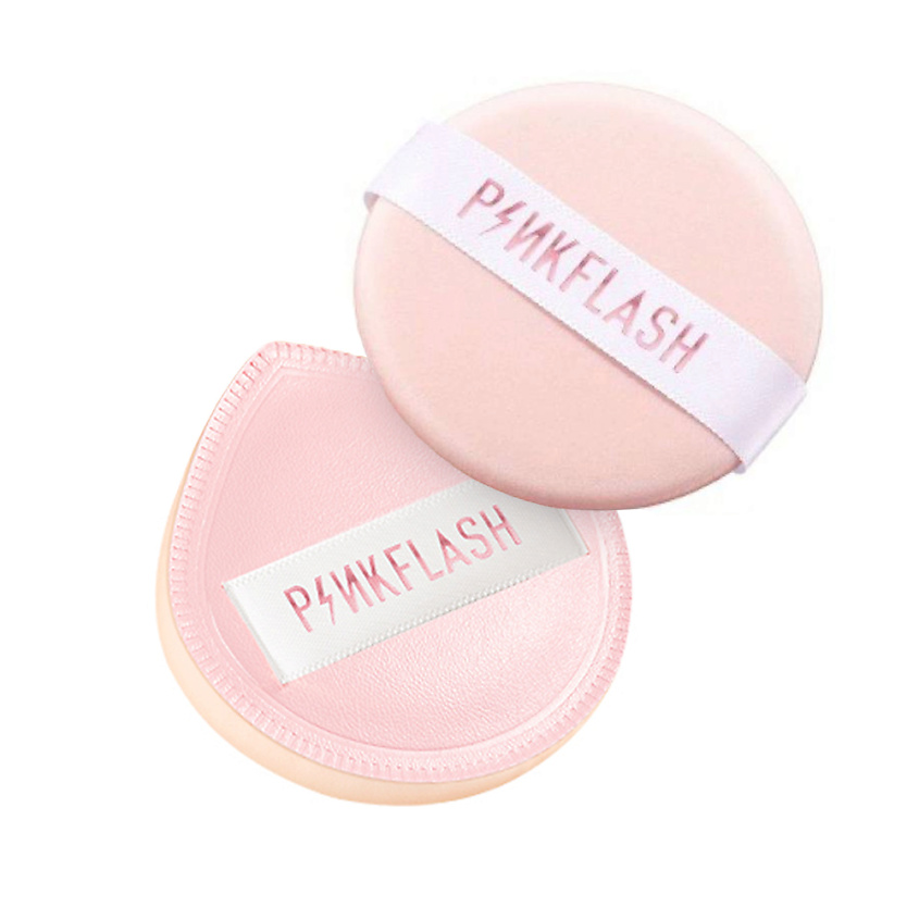 Изображение товара PINK FLASH Набор спонжей для макияжа, "Капля и круг", 2 шт.