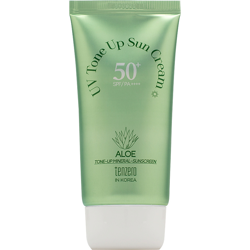 Изображение товара TENZERO Солнцезащитный крем для лица с алоэ, SPF50/PА++++ UV Tone Up Face Sun Cream Aloe, 70 г