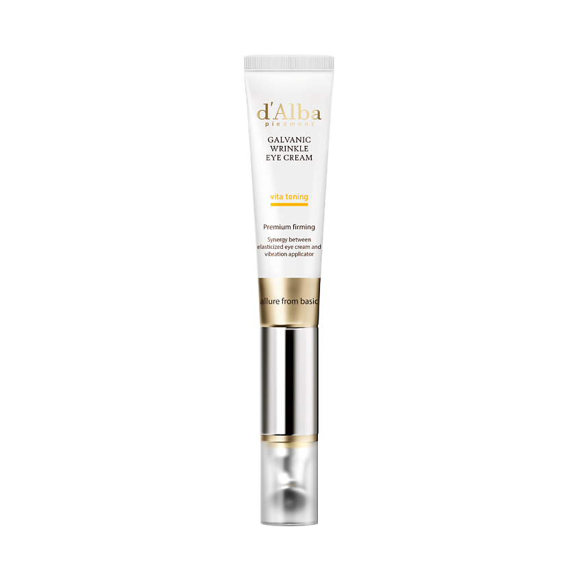 Изображение товара D`ALBA Крем для глаз Vita Toning Galvanic Wrinkle Eye Cream 1 шт. питательный антивозрастной